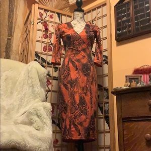 Sexy Snake skin print dress sz small